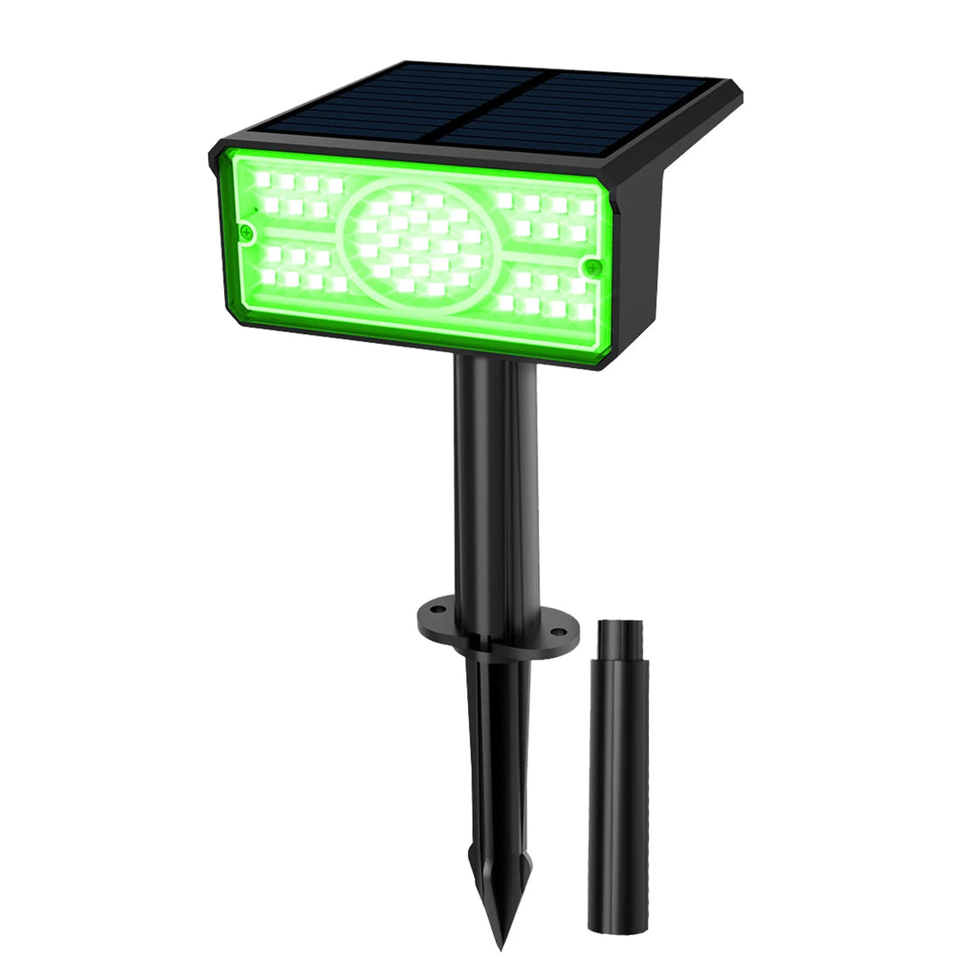 Luvikno | Solara LED Solarspotlight | 4 Lyskilder | 49 LED-er | IP65 Vanntett | Energisparende med Solcellepanel