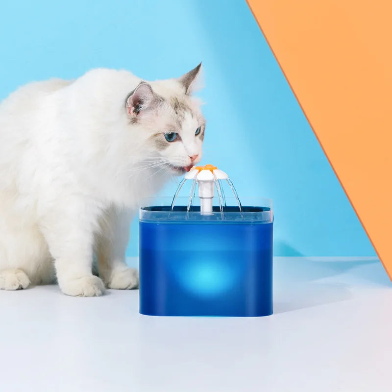 Luvikno | AquaMiau Cat Drinking Fountain 2L | 4-folds Filter System | LED & App Control | Ultra Silent