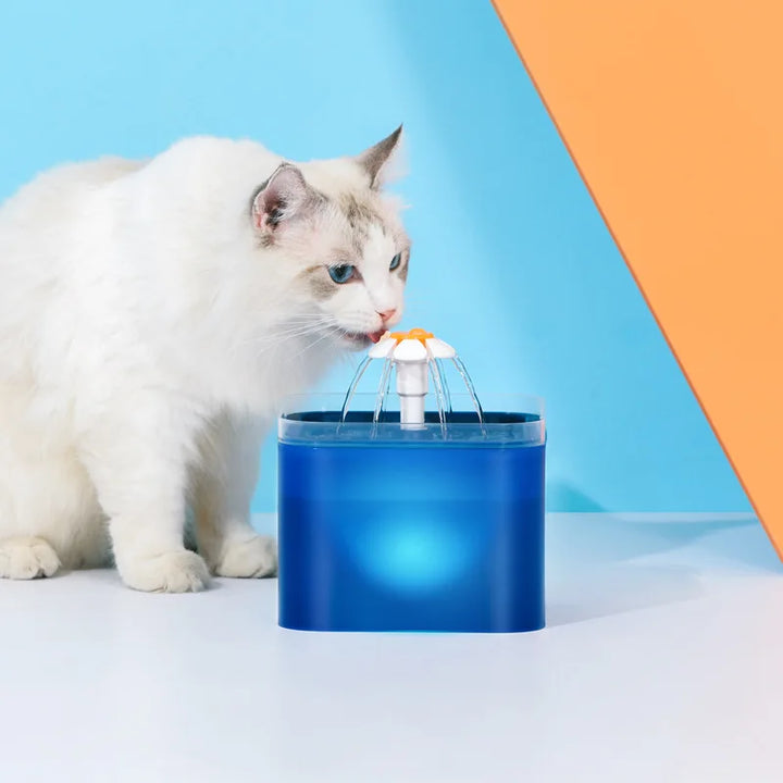 Luvikno | AquaMiau Cat Drinking Fountain 2L | 4-folds Filter System | LED & App Control | Ultra Silent