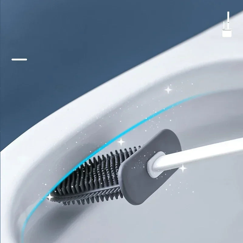 FlexiClean Silikon Toalettbørste Sett Luvikno