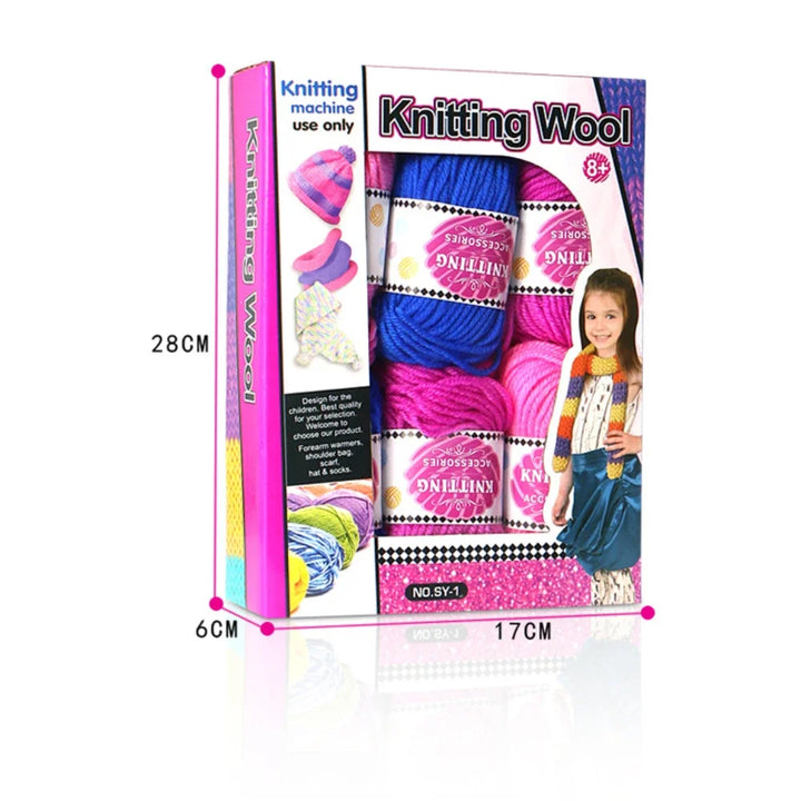 Luvikno | Strickolino Strikkemaskin | 22 Nålene | Automatisk Sirkulær Strikkesett for Nybegynnere & Voksne | Rask Strikker med Tilbehør
