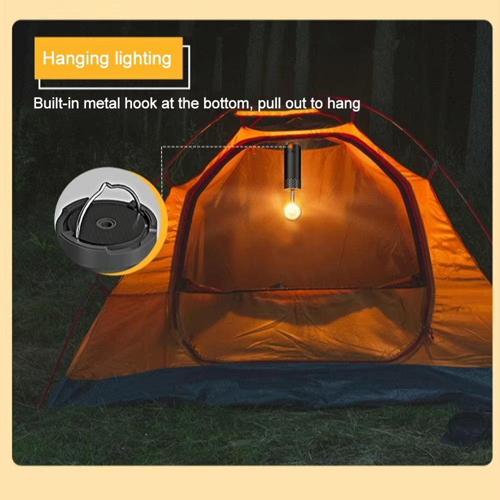 Multifunksjonell LED Campinglykt & Stativ Luvikno