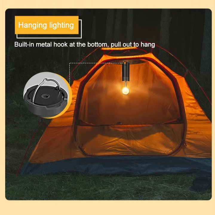 Multifunksjonell LED Campinglykt & Stativ Luvikno