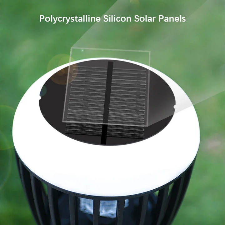 Luvikno | SolGuardia Sol Insektlampe | Intelligent Lyskontroll | Anti-Myg med UV Lys & Høyt Spenningsnett | For Hage & Camping