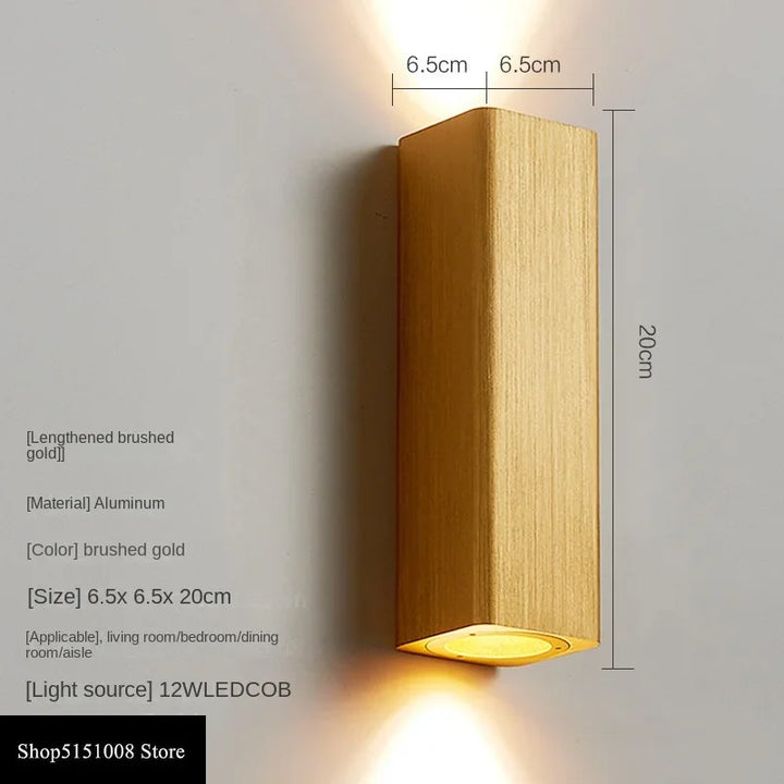 LumiGlow - Stillegående LED Vegglampe med Varme og Kjølige Lys | Luvikno