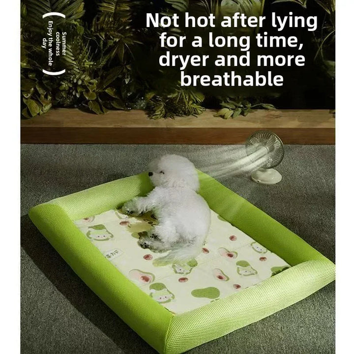 Luvikno | Kühlmatte Pawlino ChillPad | Sommermatte for hunder og katter | Pustende og fluffy | For små til store kjæledyr