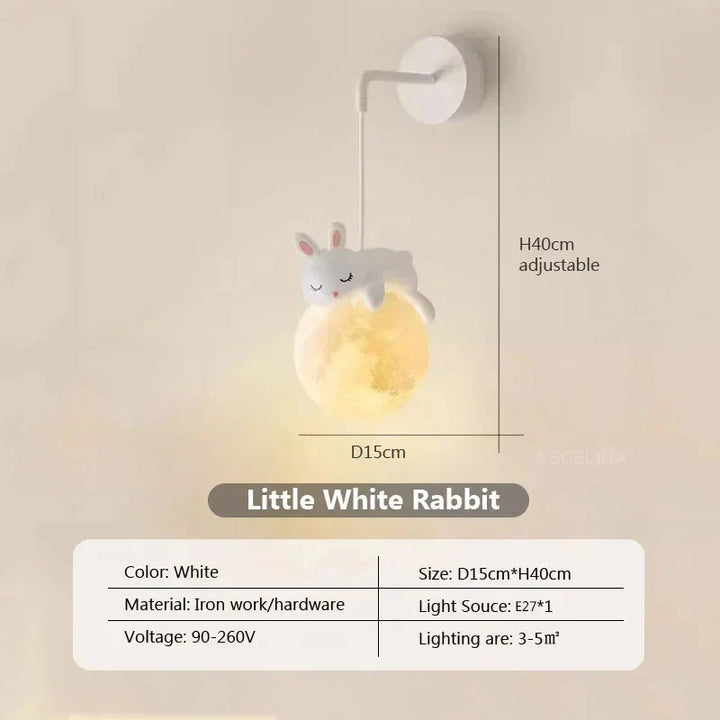 MoonGlow Light - Stilfulle LED Vegglampe for Rom Luvikno