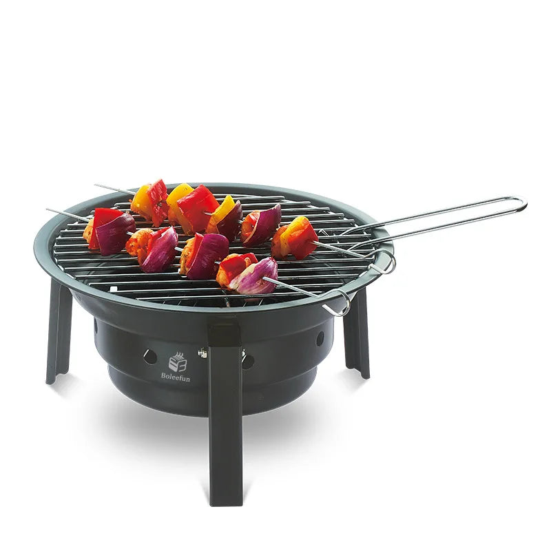 Bærbar Non-Stick Elite Adventure Campinggrill | Luvikno