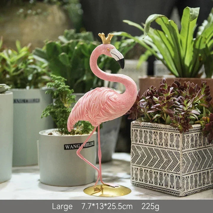 Flamora dekorativ flamingo figur – Eleganse og unik karakter for hjemmet Luvikno