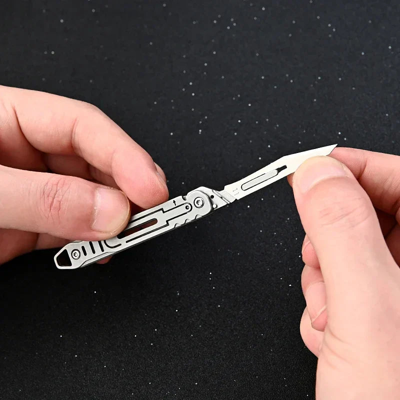 Utbyttbare kniver Faltbar EDC-kniv | Luvikno