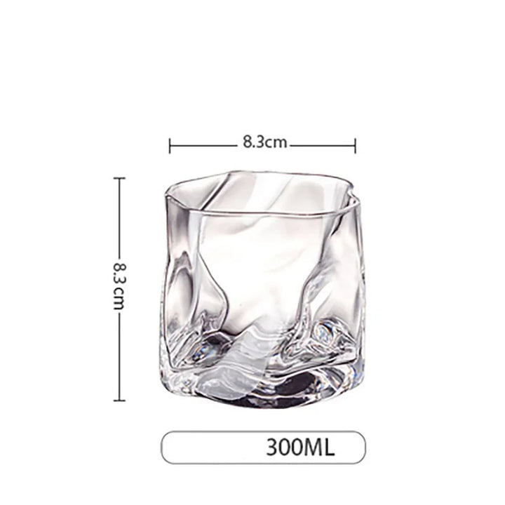 Texturert Whiskey Glass 2-delt Sett Luvikno