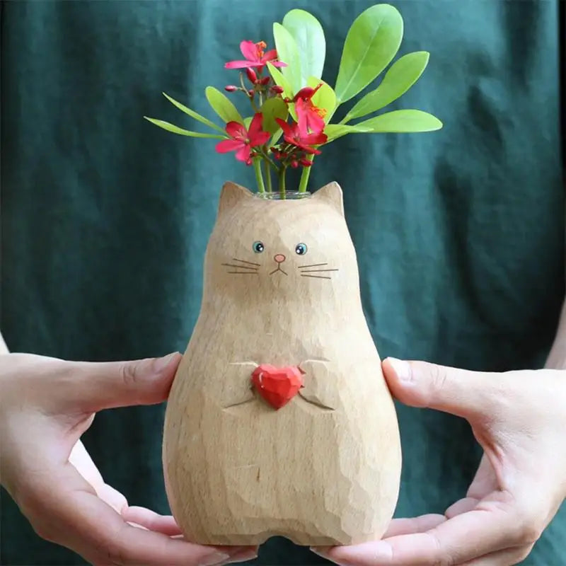 Søt katt blomsterkrukke