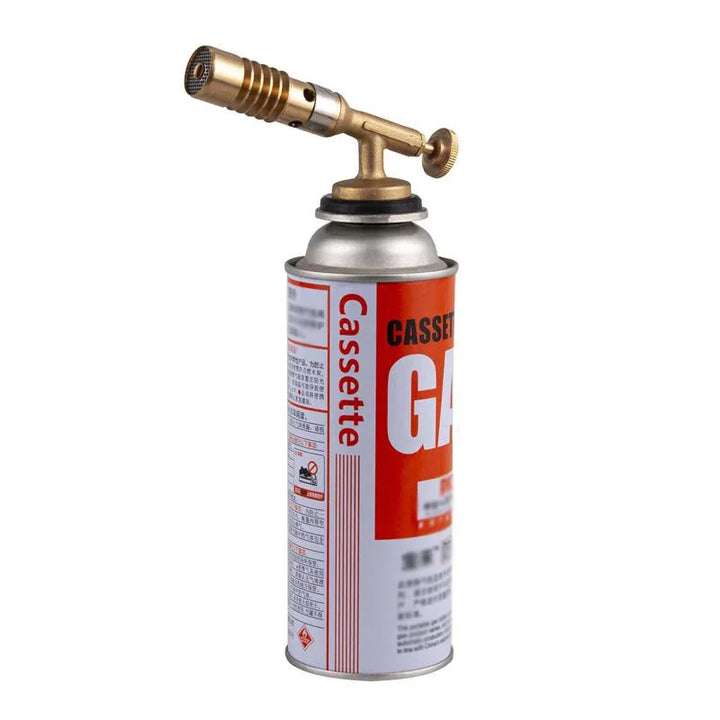 Luvikno | Flammex Pro Loddebrikett | For Butan Gass | Justerbar Flamme opp til 1300 °C | Kompakt & Ergonomisk | Ideell for Kjøkken & Utendørs