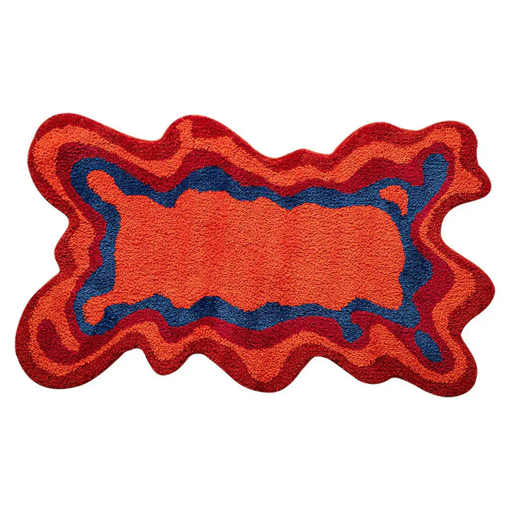 GrooveNest Vevd Retro Teppe Luvikno