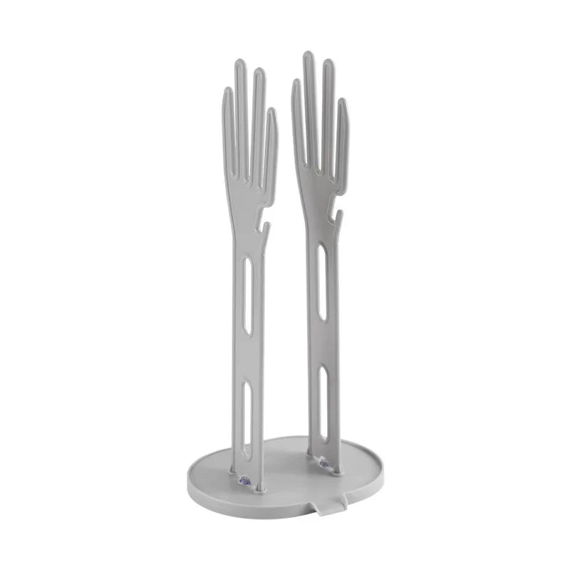 Luvikno | TROCKINO Tørkestativ for kjøkkenhansker | Hanskeholder & tørkestativ | Plassbesparende & hygienisk | 34×16×13 cm