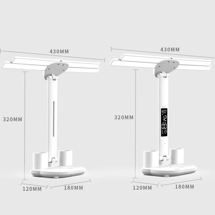 Multifunksjonell 3 i 1 Skrivebord LED Lampe | Luvikno