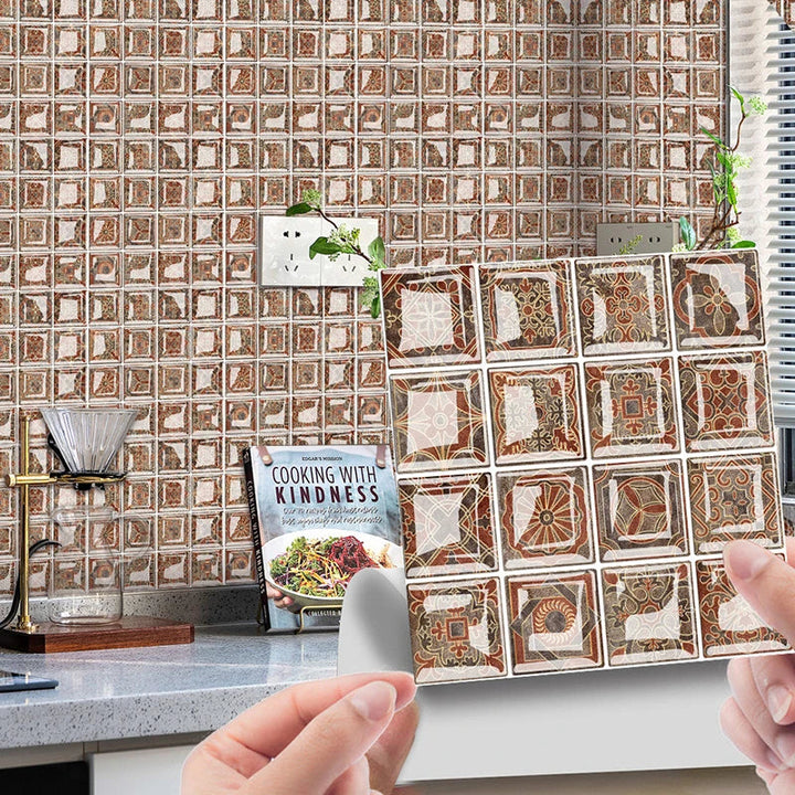DecoMosaic 3D Mosaikkveggflisetiketter Luvikno