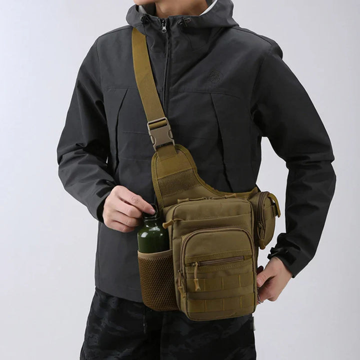 Multi-Lomme Crossbody Kompakt Fottur Brystveske | Luvikno