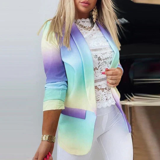 Luvik | Langermet Tie-Dye Blazer for kvinner