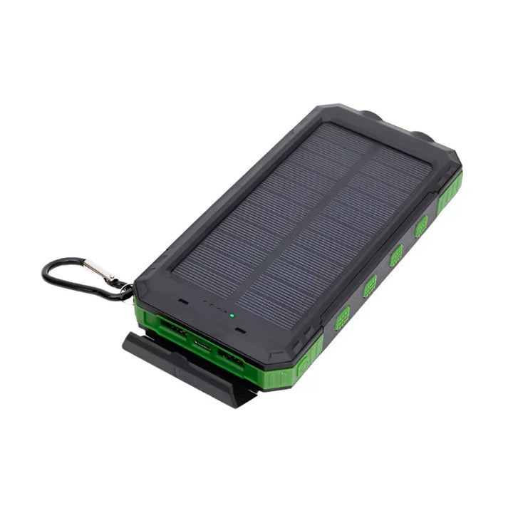 Luvikno | Solenergi Power Bank med Lommelykt – SolarCharge Pro
