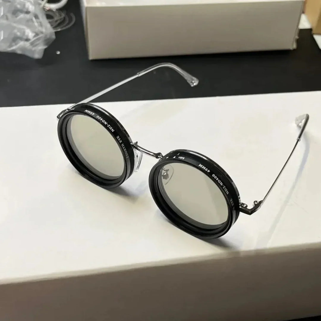 Luvikno | ShadowSunglasses | Solbriller med svarte linser Stilig UV-beskyttelse Motemode