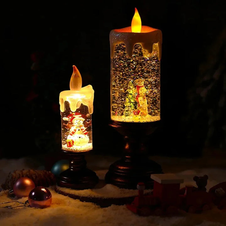 Snowfall Crystal Julelys | Luvikno
