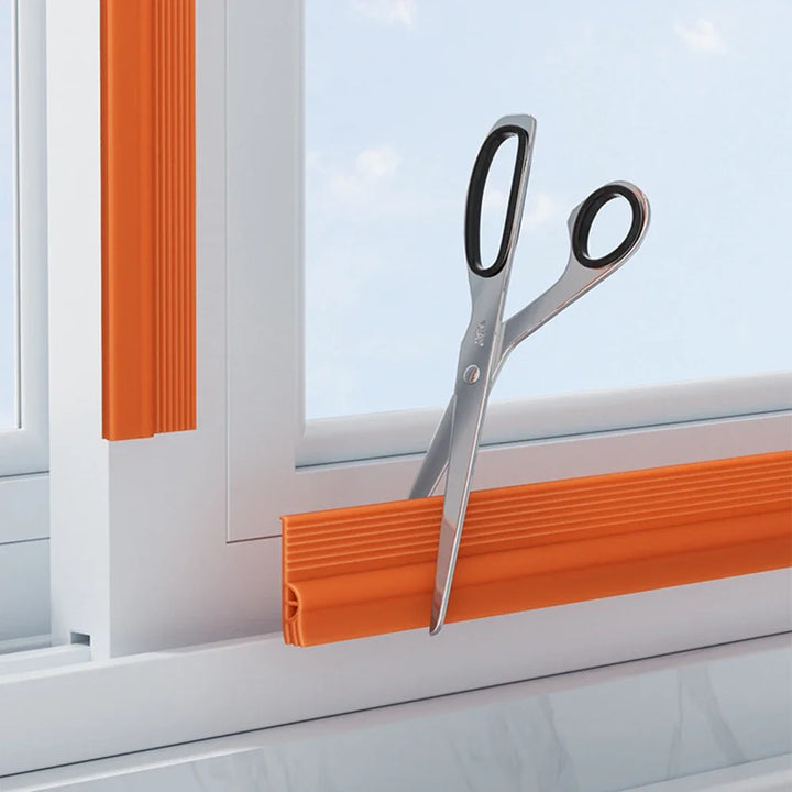 Luvikno | Dørforsegling SilentSeal Pro | PVC trekk stopper uten lim | Lydisolert & energibesparende | Vaskbar & tilpassbar