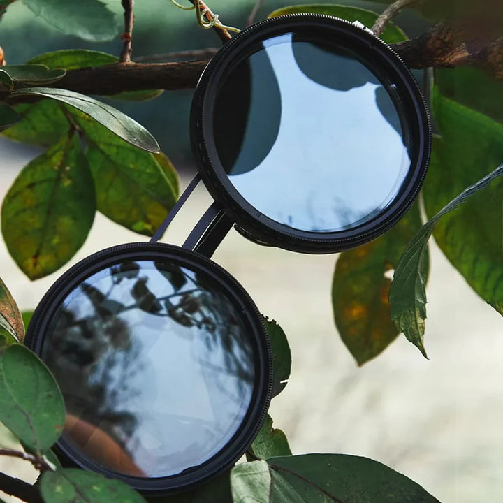 Luvikno | ShadowSunglasses | Solbriller med svarte linser Stilig UV-beskyttelse Motemode