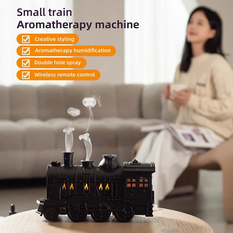 Mini Train Aromaterapi Eterisk Olje Diffuser Lampe Dekor | Luvikno