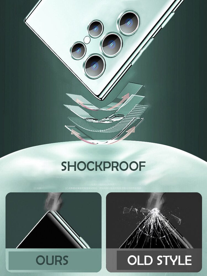 Plating shock fest for Magsafe magnetisk deksel for Samsung S23 S22 Luvikno