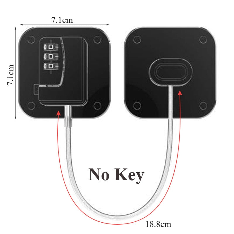 Safe Baby Secure Door Cabinet Lock | Luvikno