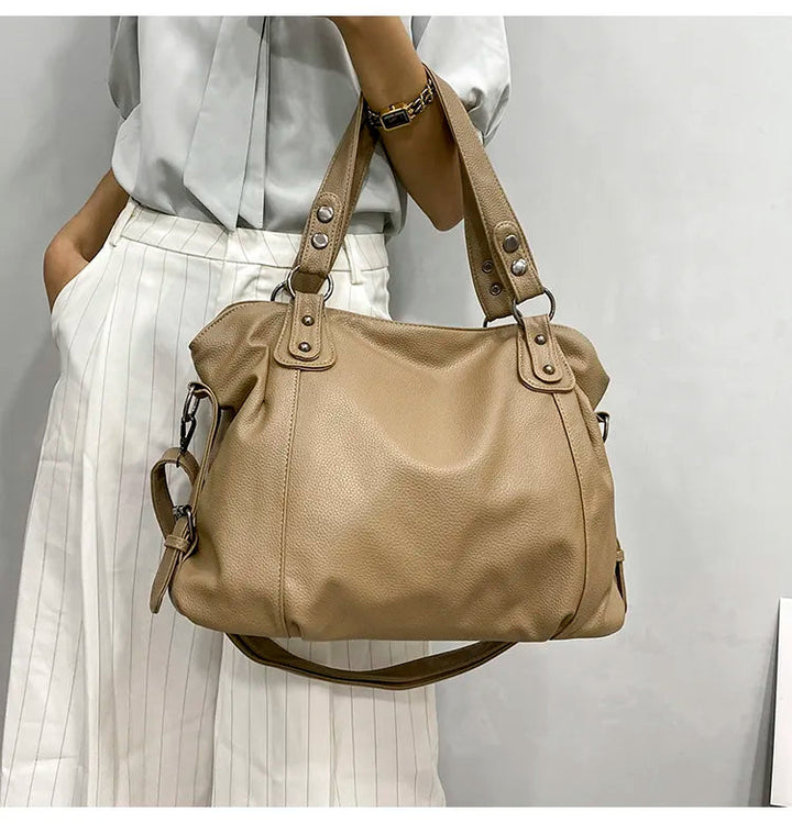 Althea Skulderveske med Stor Kapasitet – Elegant & Funkjonell | Luvikno