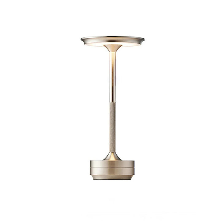 Luvikno | Trådløs oppladbar moderne aura bordlampe med berøringskontroller | Trådløs LED-lampe for moderne sidebord og kontorpulter | Minimalistisk bordlampe