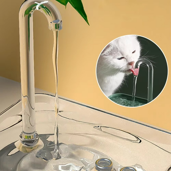 Crystal Clear USB Katt Vannfontene med avansert filtreringssystem Luvikno