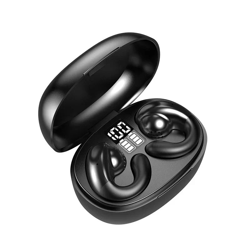Super Lett Benledning Bluetooth Trådløse Sport Ørepropper Hodetelefoner Luvikno