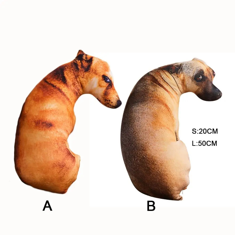 Luvikno | Realistiske Hundemyke Hund Plush Puter