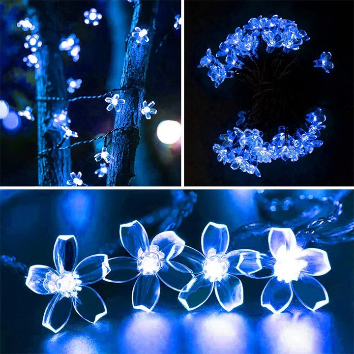 Luvikno | LumiSola Solstrenger Lyskilder | 20–100 LED-er | Varme Hvit, Hvit eller RGB | 8 Moduser | For Hage & Balkong | 5–12m