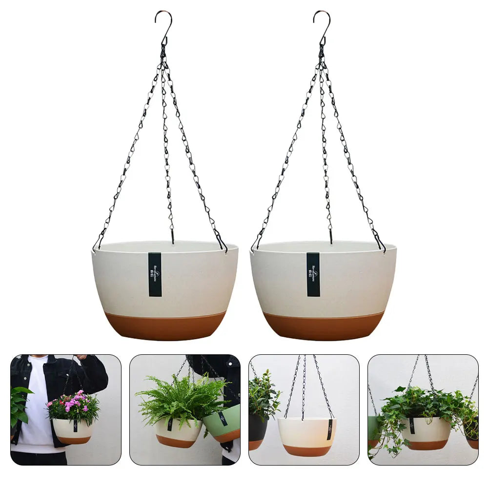 Luvikno | Floranta Hengeplantesett | Robust & Stilig | For Balkong, Hage & Innendørs