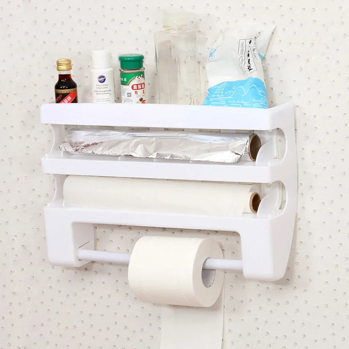 MultiFix 4-i-1 Kjøkkenrulleholder Luvikno