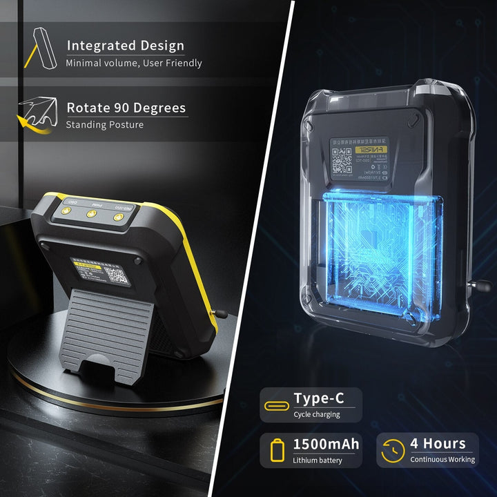 2-i-1 Volt Sjekk Digital Kompakt Transistor | Luvikno