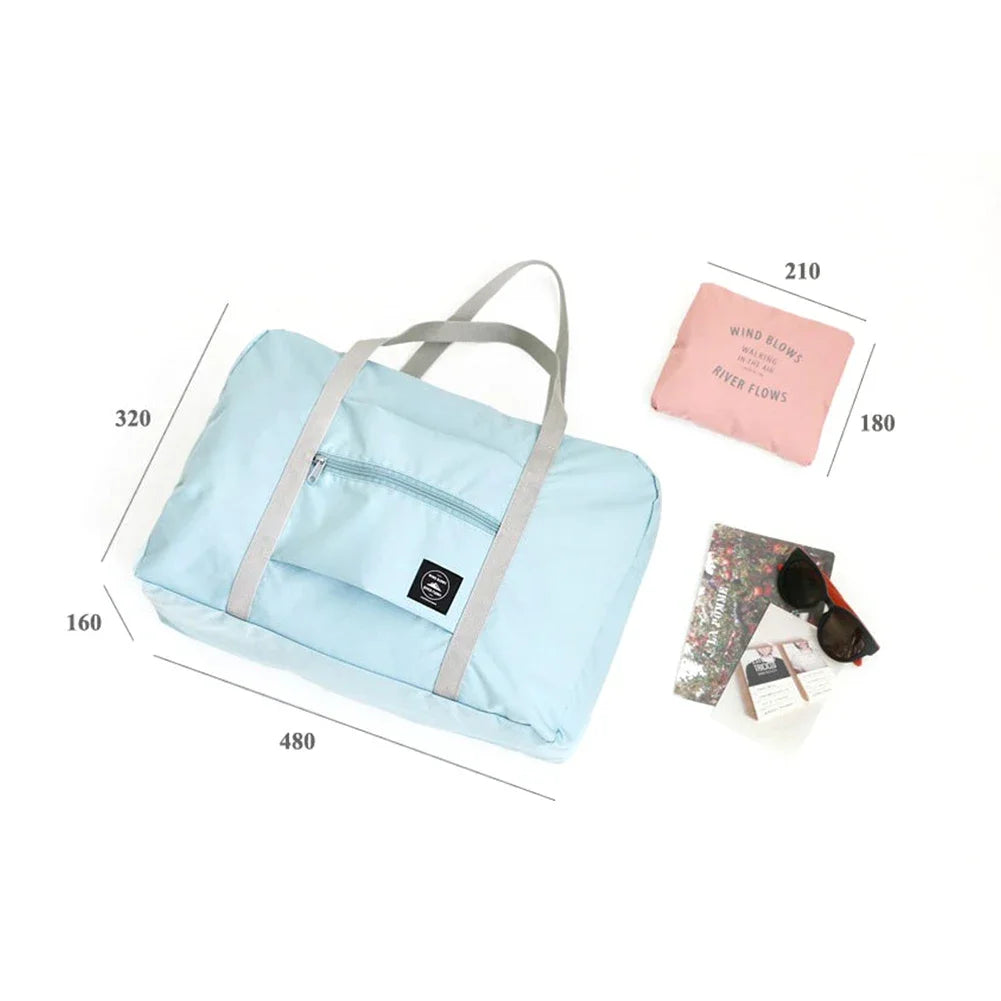 Luvikno | Voyapura Sammenleggbar Reiseredskap | Vanntett & Ultralett | Stor Kapasitet | Unisex Nylon Bagasje