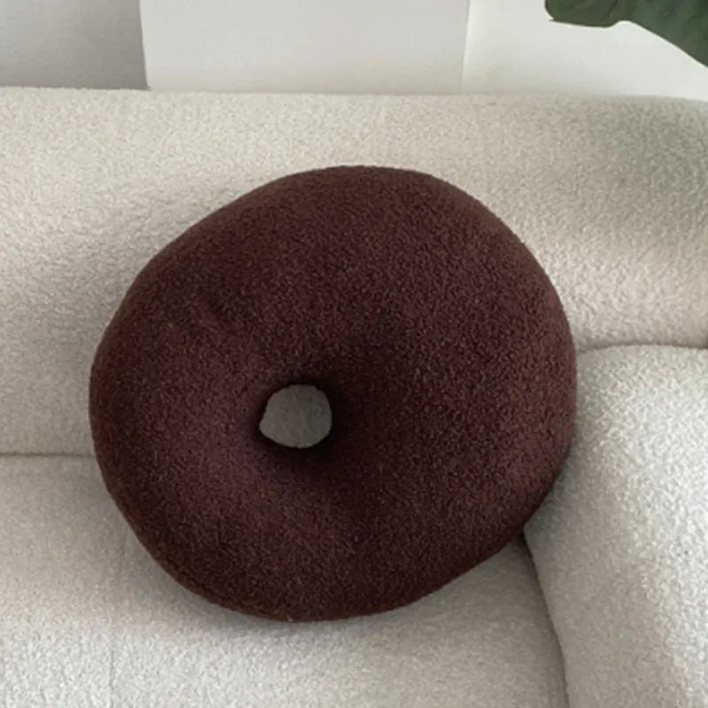 Nordic Bouclé Abstrakt Putefor – Minimalistisk Plysjpute | Luvikno
