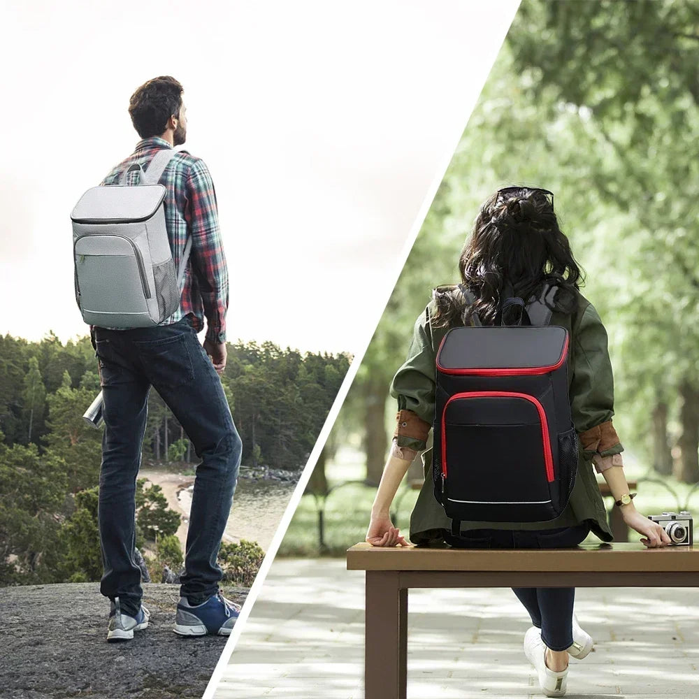 Luvikno | FrostoPak Kjøleryggsekk 30L | Lekkasjefri & Isolert | For Camping, Fotturer & Pikniker | Oxford Stoff