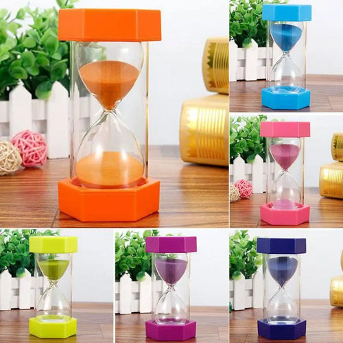 Hexagonal dekorativ timeglass – flere tidsalternativer og farger | Luvikno
