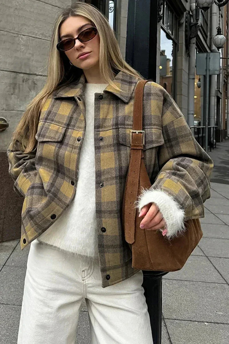 Luvik | rutete avslappet blazer