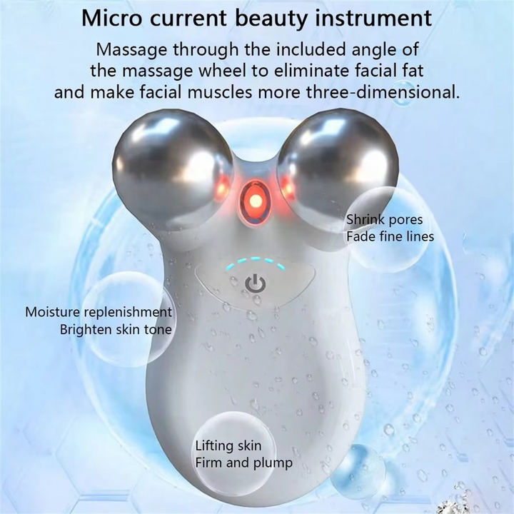 Dual-Head RF & EMS Mikrostrøm Ansiktsforyngelsesapparat Luvikno