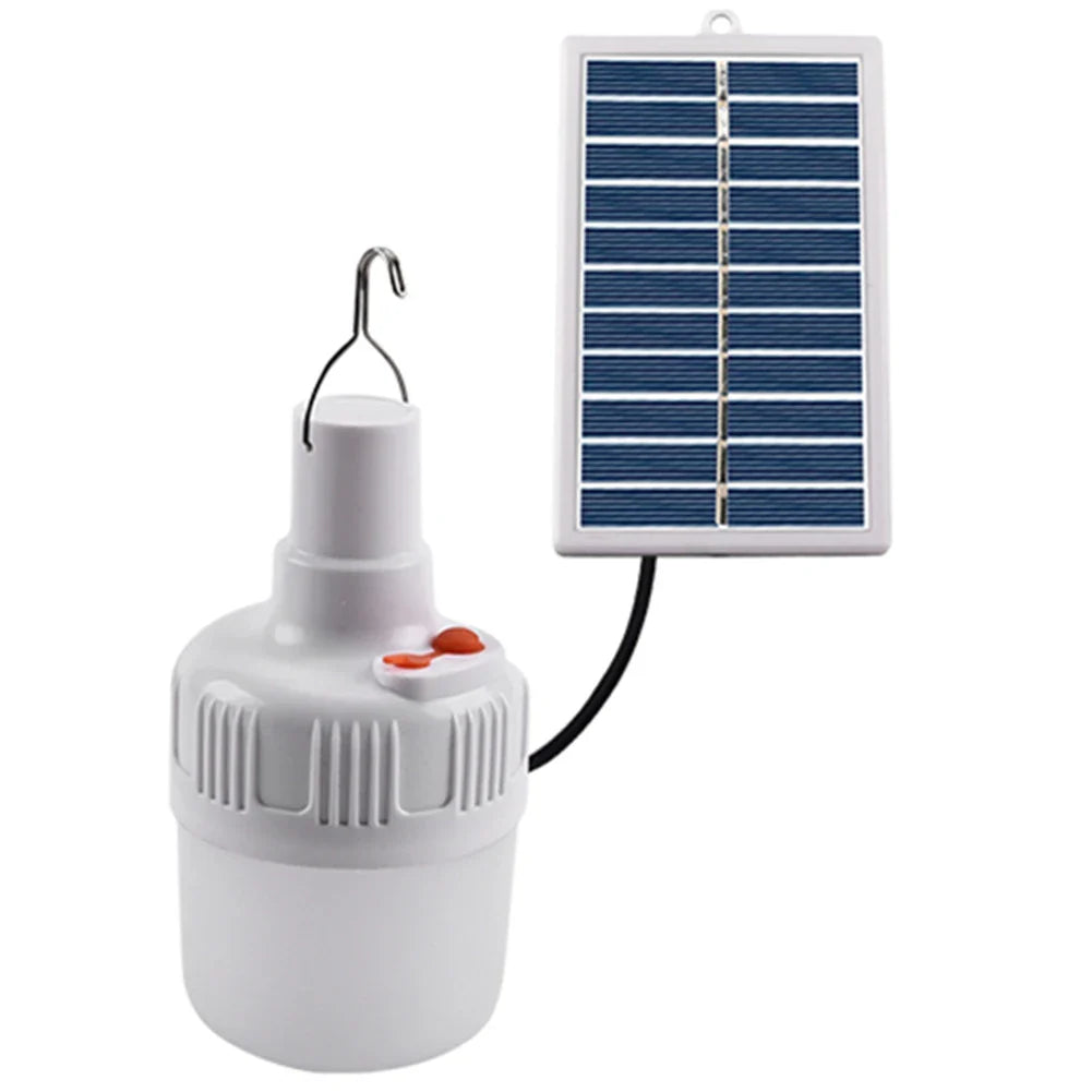 Luvikno | Solanite Solar LED Hengende Lampe | 6–12 Timer Lys | Oppladbar & IP65 Vanntett | For Camping, Hage & Nødsituasjoner