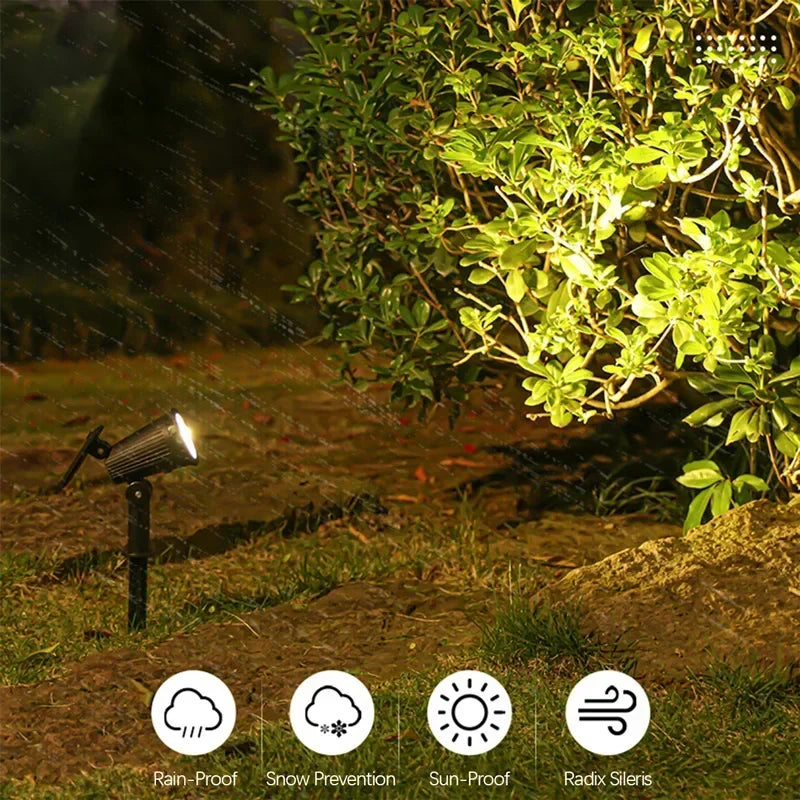 Solar LED Hage Spotlight Utendørs | Luvikno