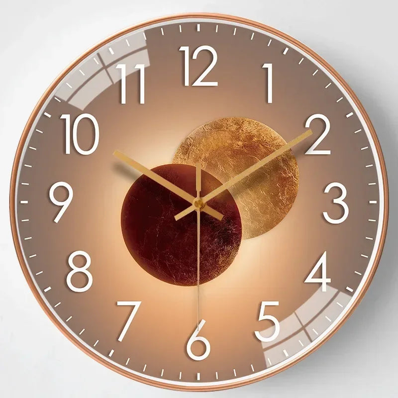 SilentTime - Digital veggklokke i klassisk stil - 8 tommers Luvikno