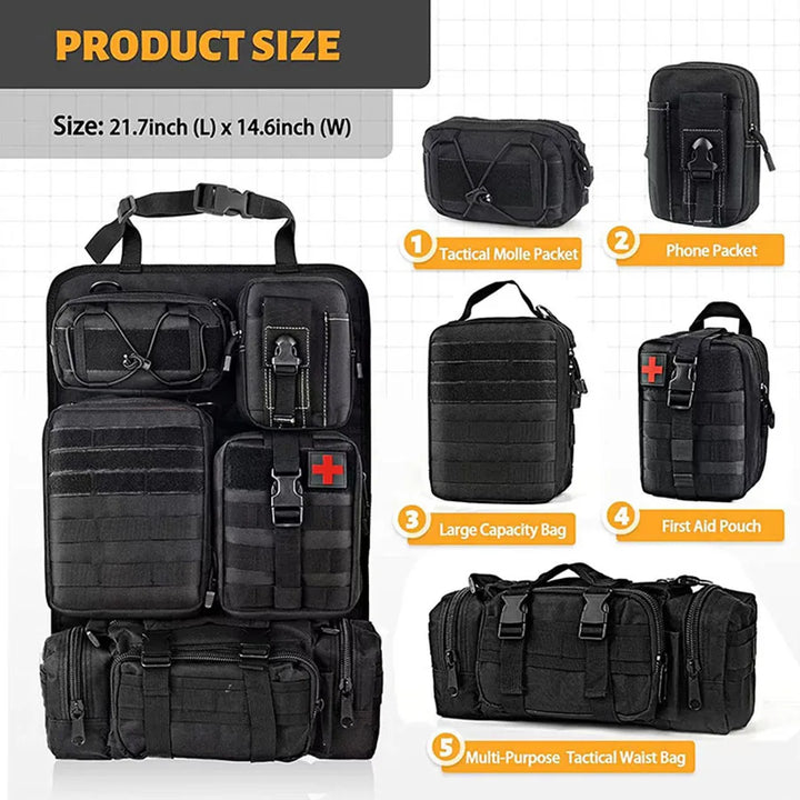 TactiGear – Stilig Bil Organisator for Henging Luvikno
